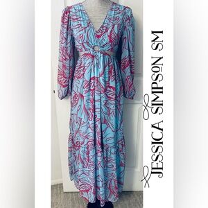 Jessica Simpson Tropical Chiffon dress. 👗 S